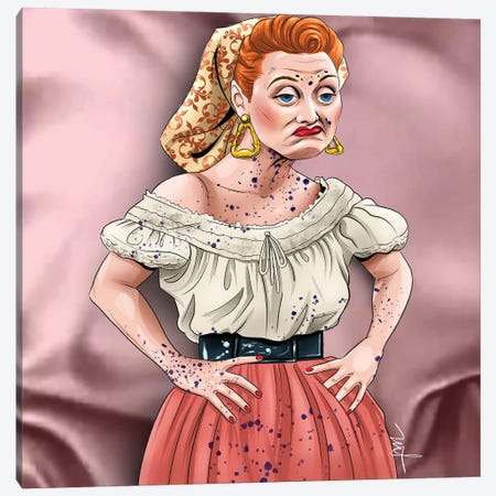 I Love Lucy Canvas Print #HMH31} by Michael Horner Canvas Wall Art