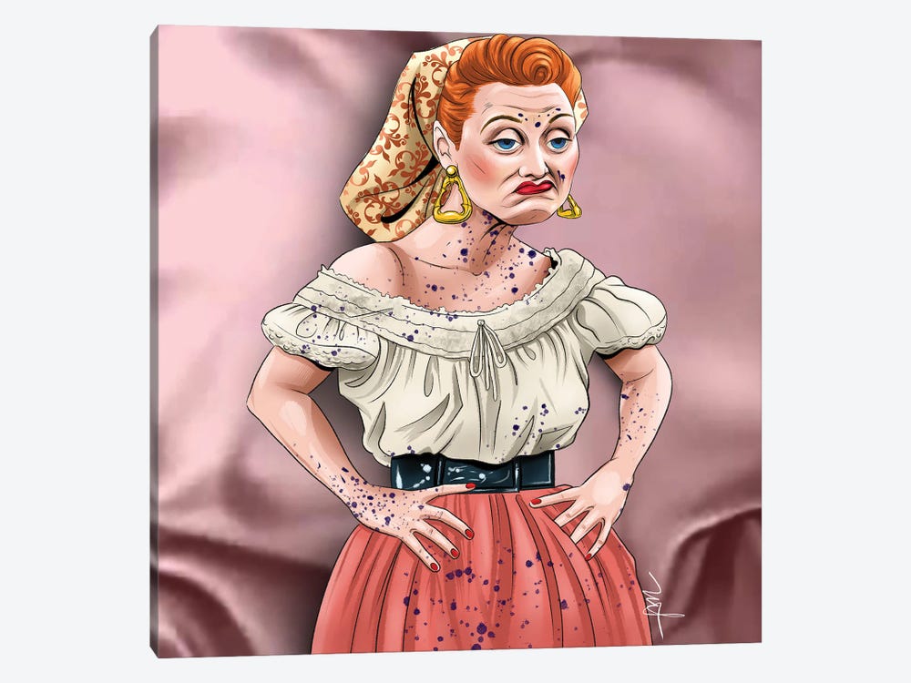 I Love Lucy by Michael Horner 1-piece Canvas Artwork