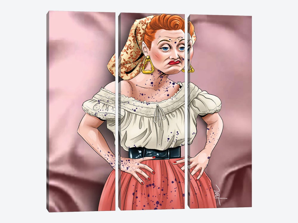 I Love Lucy by Michael Horner 3-piece Canvas Art