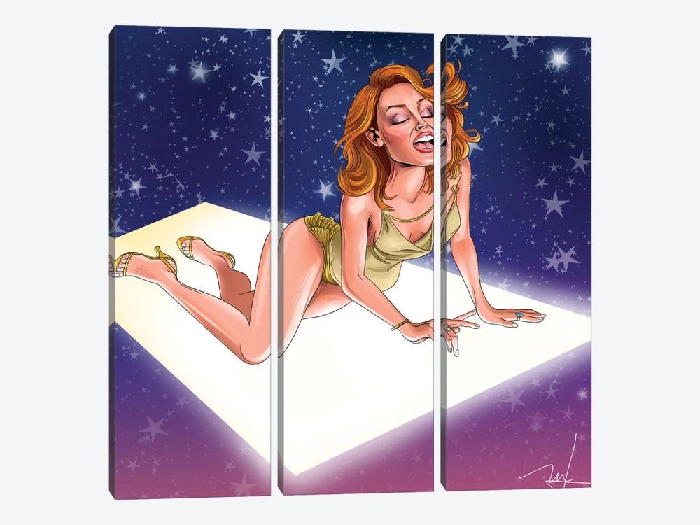 Kylie Starry Night by Michael Horner 3-piece Canvas Print