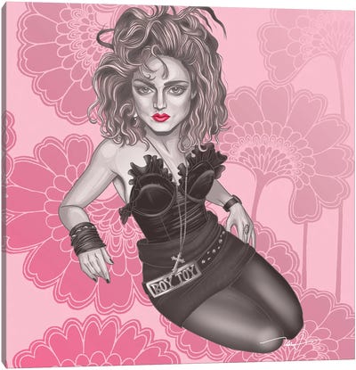 Madonna 1985 Canvas Art Print - Michael Horner