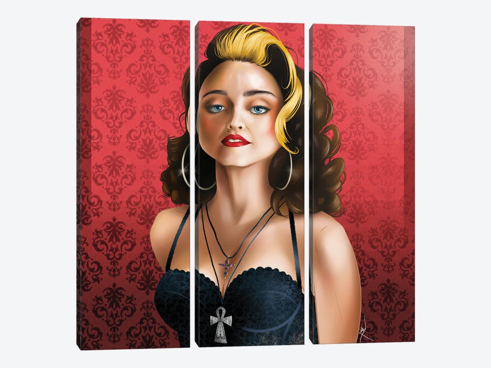 Madonna Pepsi by Michael Horner 3-piece Canvas Art Print