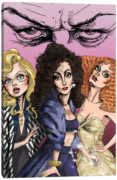 Witches Of Eastwick Canvas Art Print - Cher