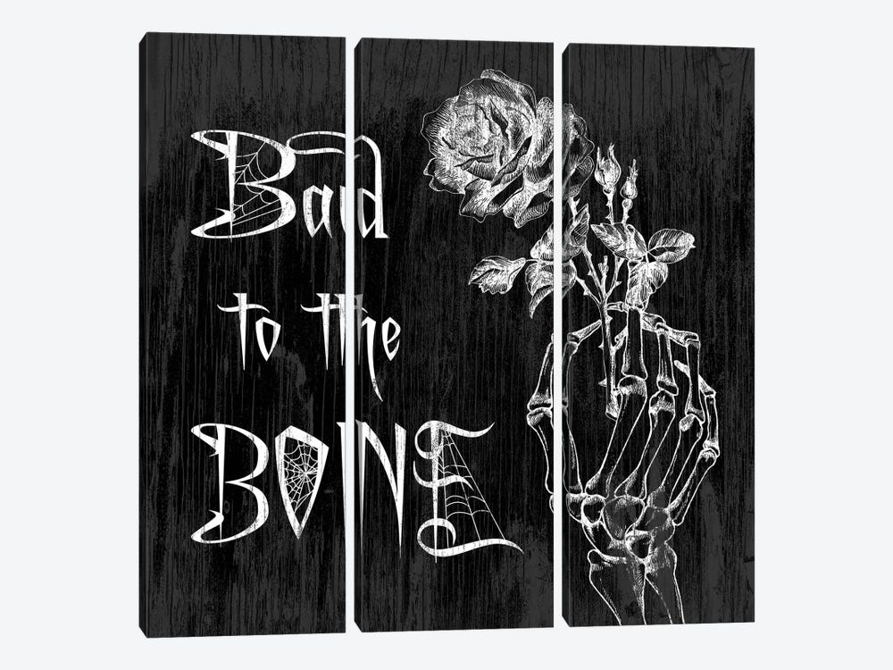 Bad To The Bone by 5by5collective 3-piece Art Print