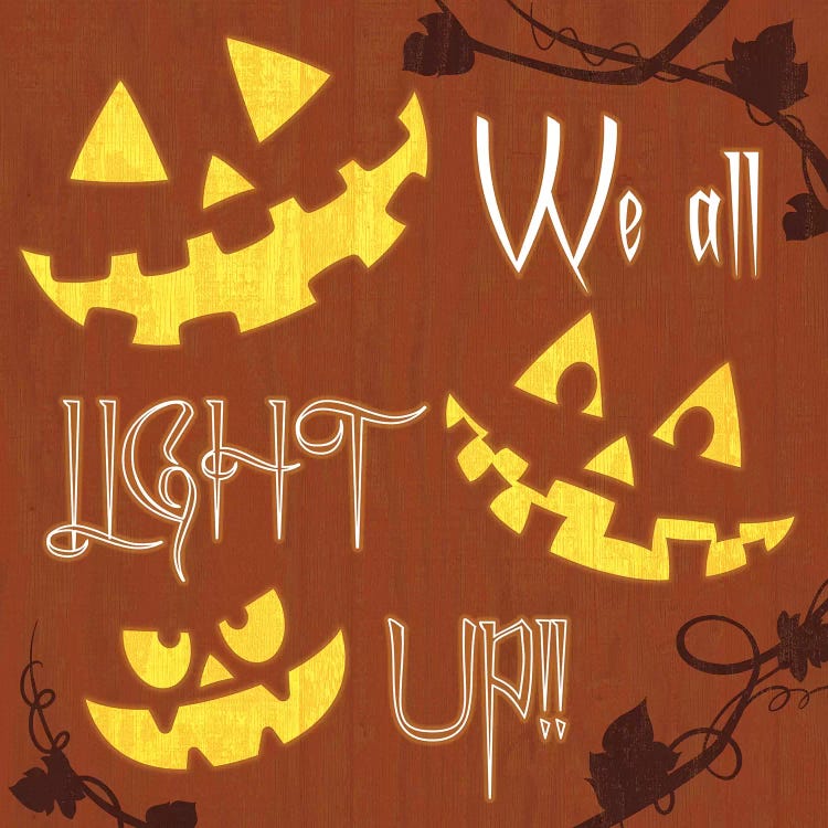 We All Light Up by 5by5collective wall art