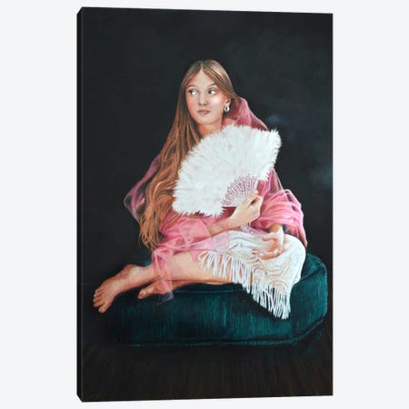 The Only Daughter  Canvas Print #HMR108} by Anna Hammer Canvas Wall Art