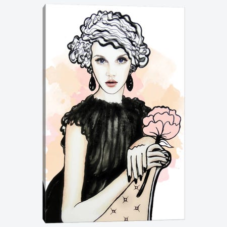 You Make Me Blush, Gatsby Canvas Print #HMR119} by Anna Hammer Canvas Print