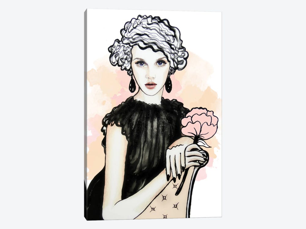 You Make Me Blush, Gatsby by Anna Hammer 1-piece Canvas Print