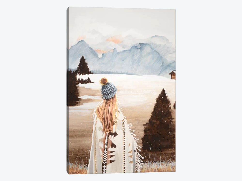 Oh To The Mountains I Go by Anna Hammer 1-piece Canvas Print