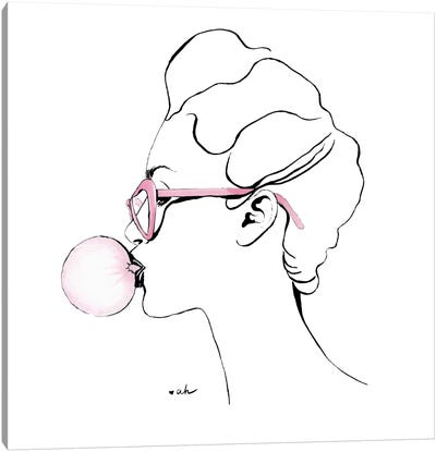 Bubble Gum Canvas Art Print - Anna Hammer