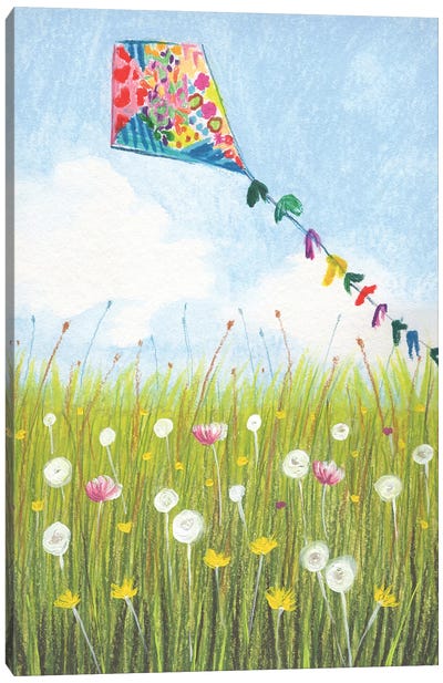 The Kite Canvas Art Print - Anna Hammer