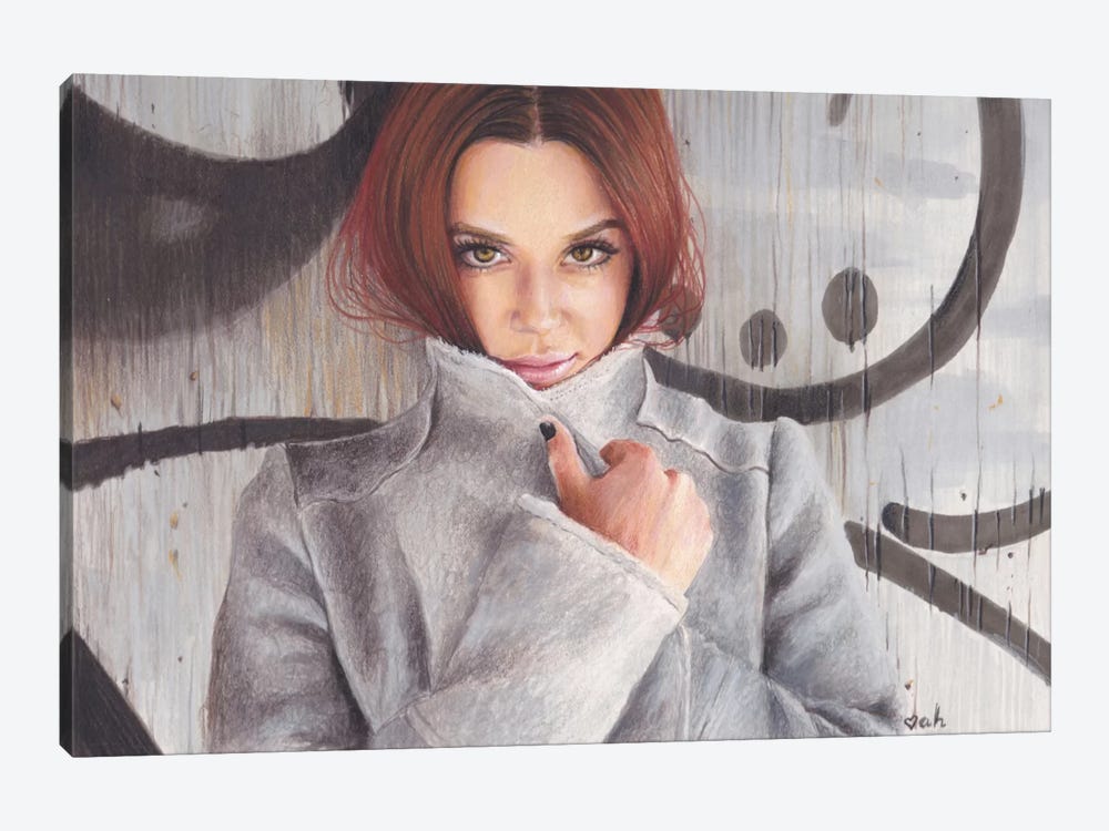 Cold Grey by Anna Hammer 1-piece Canvas Artwork