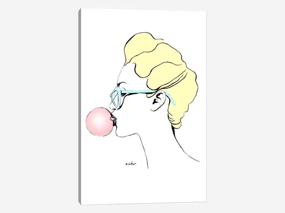 Color Bubble Gum by Anna Hammer 1-piece Art Print