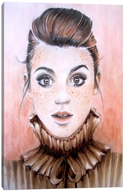Freckles Canvas Art Print - Women's Top & Blouse Art