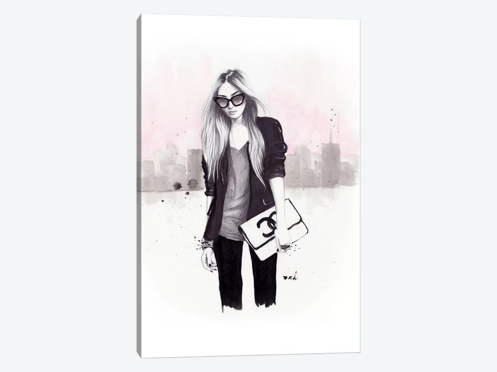 Back In Black by Anna Hammer 1-piece Canvas Art Print