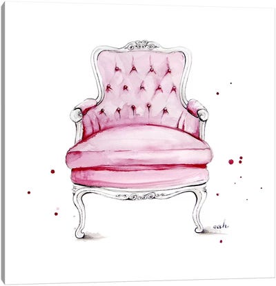 Have A Seat Canvas Art Print - Shabby Chic Décor