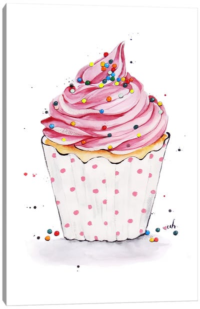 Mighty Dots Canvas Art Print - Cake & Cupcake Art
