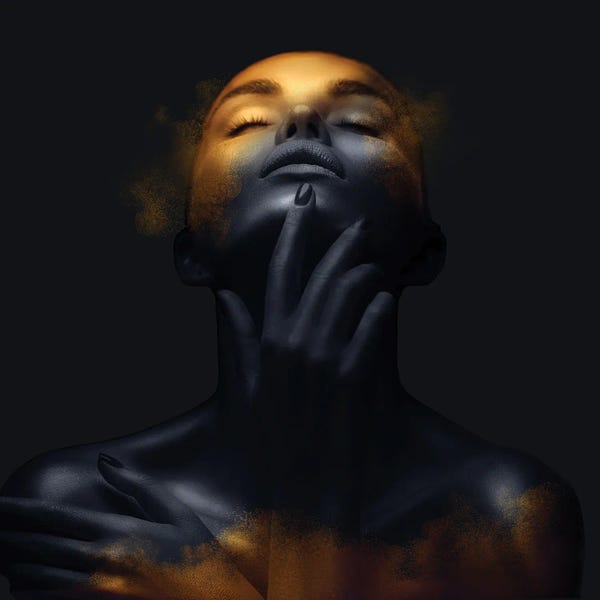 Color Pop Photography: Abstract Spark Girl VII by Helo Moraes