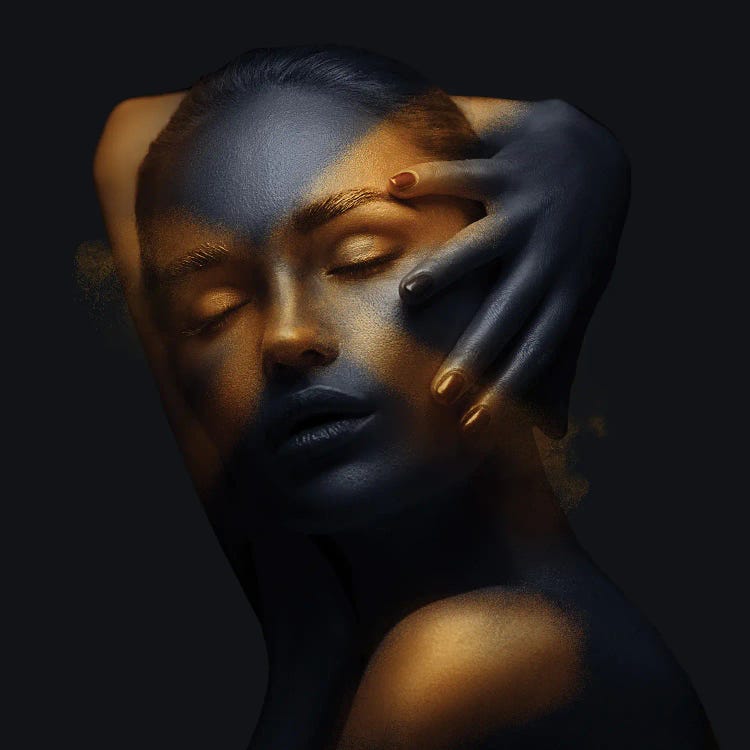 Abstract Spark Girl VIII