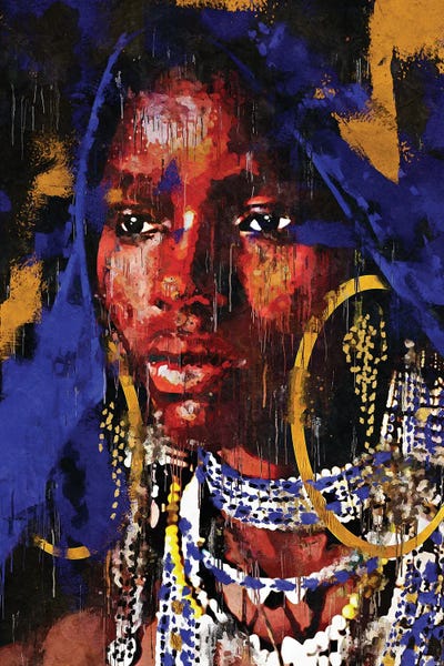 African Heritage: Abstract United Colors V by Helo Moraes