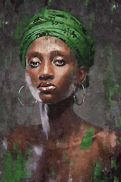 Abstract United Colors XVI by Helo Moraes framed canvas print