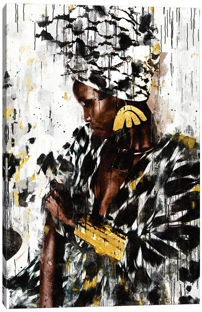 Abstract United Colors XVII Canvas Art Print - African Culture