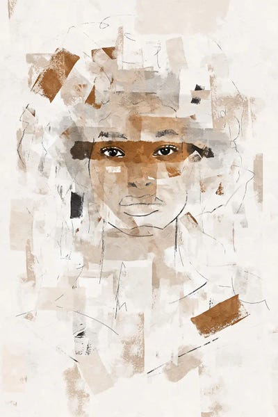 Abstract United Colors XXIII by Helo Moraes framed canvas print