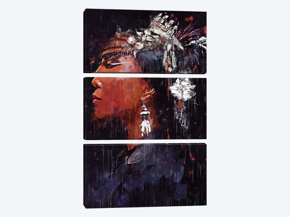 Abstract United Colors XXVIII by Helo Moraes 3-piece Canvas Artwork