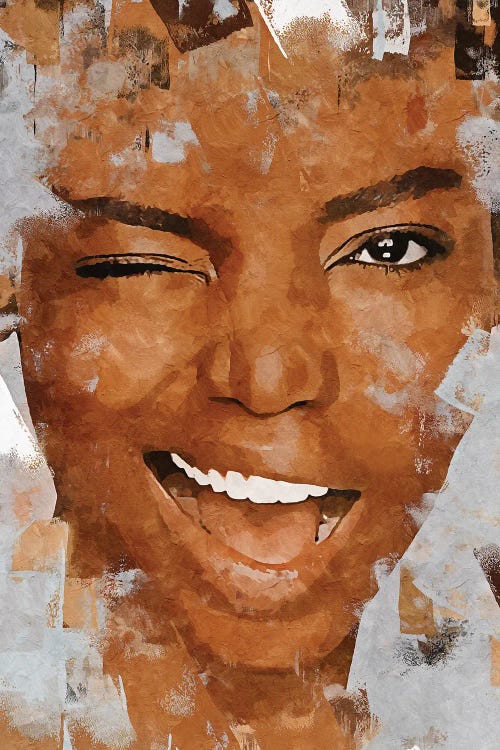 Abstract Fendi Girl II by Helo Moraes wall art
