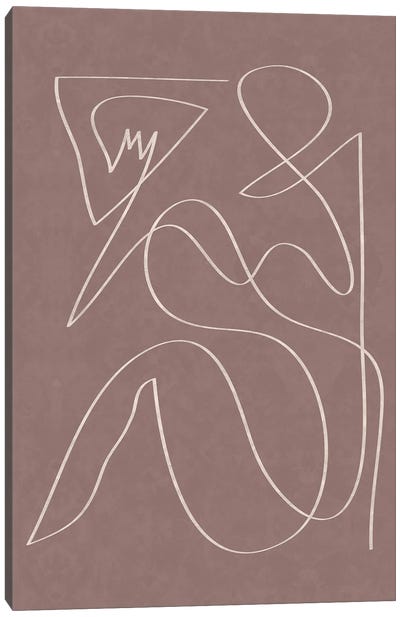 Abstract Fendi Line III Canvas Art Print - Trendsetter