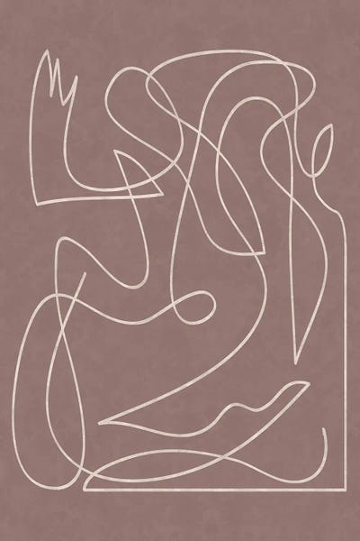 Abstract Fendi Line IV by Helo Moraes canvas print