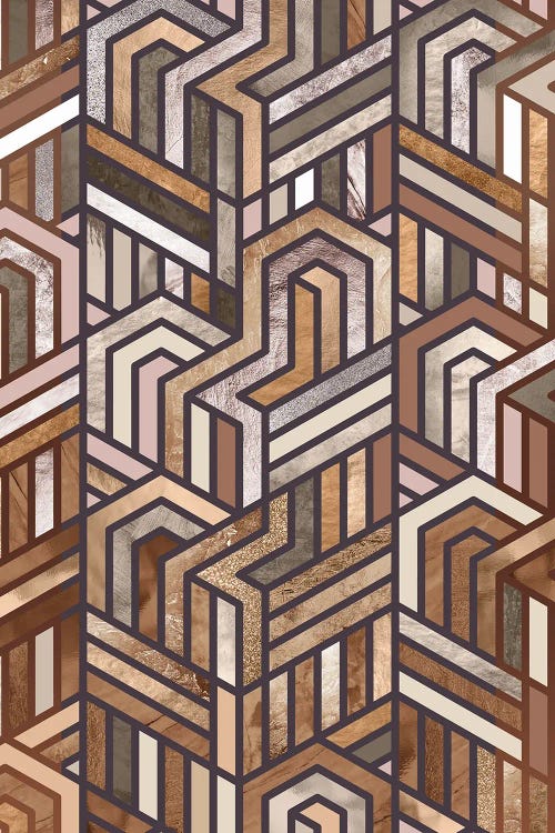 Abstract Fendi Pattern I