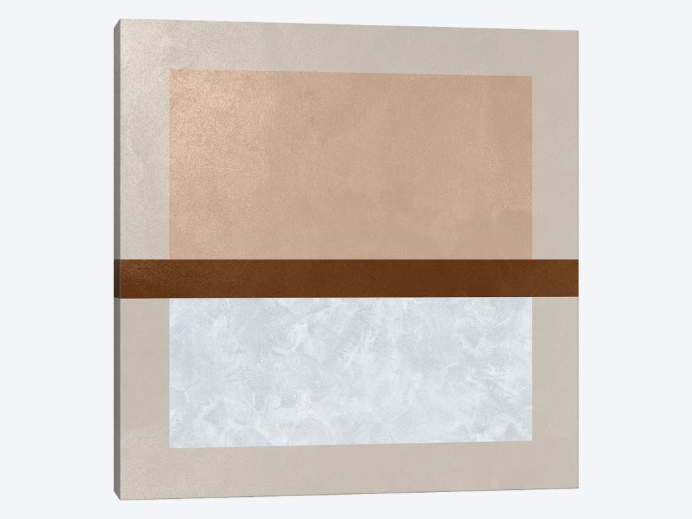 Abstract Fendi Square I by Helo Moraes 1-piece Canvas Artwork