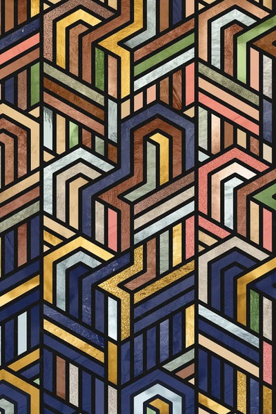 Art Deco: Abstract Pattern I by Helo Moraes