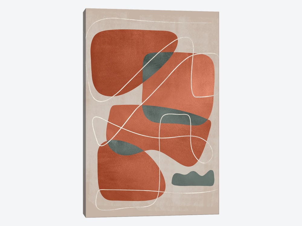 Abstract Ceramics Geometric I by Helo Moraes 1-piece Art Print