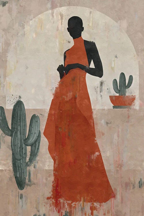 Abstract Ceramics Girl I by Helo Moraes wall art