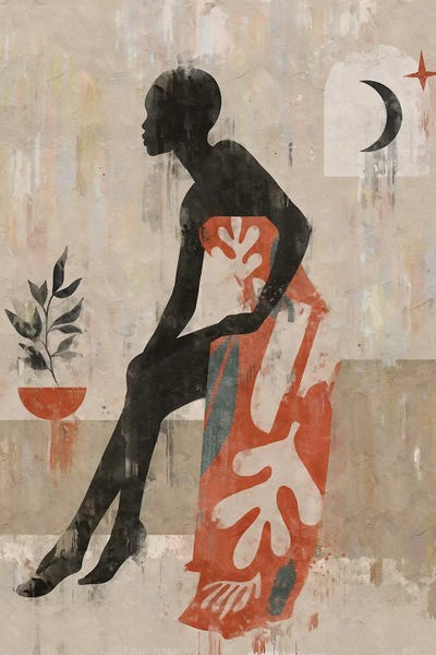 Abstract Ceramics Girl II by Helo Moraes canvas print