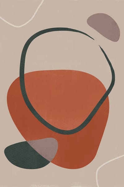 Abstract Ceramics Line II by Helo Moraes canvas print