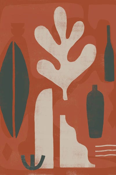 Abstract Ceramics Shape III by Helo Moraes canvas print