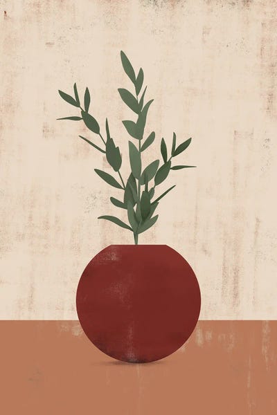 Abstract Copper Leaf VI