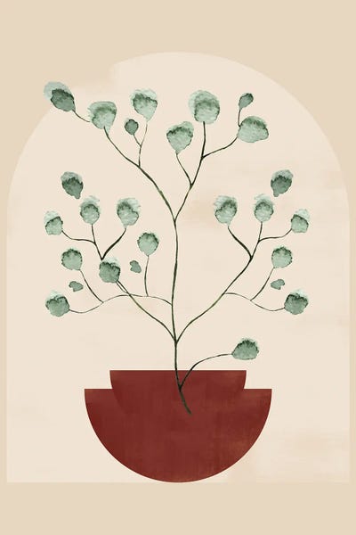 Abstract Copper Leaf VIII