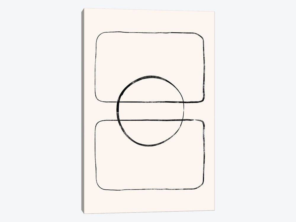 Abstract Line Geometric II by Helo Moraes 1-piece Art Print