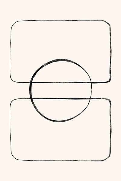 Circular Abstract: Abstract Line Geometric II by Helo Moraes