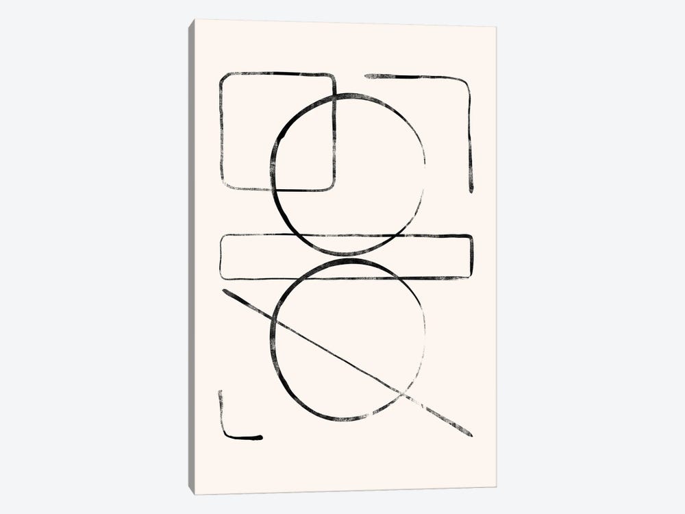Abstract Line Geometric IV by Helo Moraes 1-piece Art Print