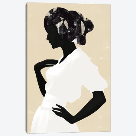 Abstract Minimalism Girl II Canvas Print #HMS344} by Helo Moraes Canvas Art