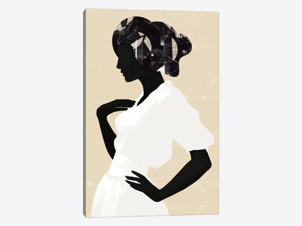 Abstract Minimalism Girl II by Helo Moraes 1-piece Canvas Wall Art