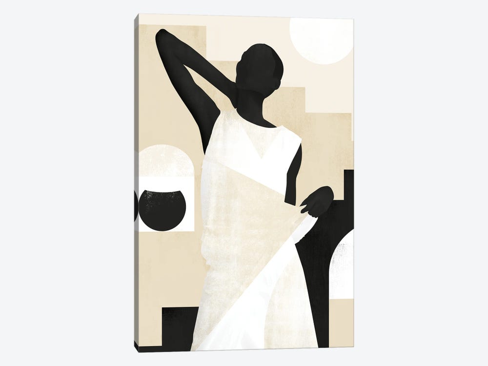 Abstract Minimalism Girl VII by Helo Moraes 1-piece Canvas Art Print