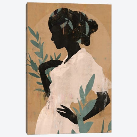 Abstract Morocco Girl II Canvas Print #HMS357} by Helo Moraes Canvas Print