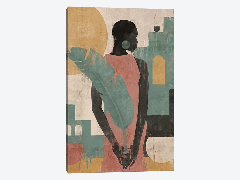 Abstract Morocco Girl III by Helo Moraes 1-piece Canvas Art Print