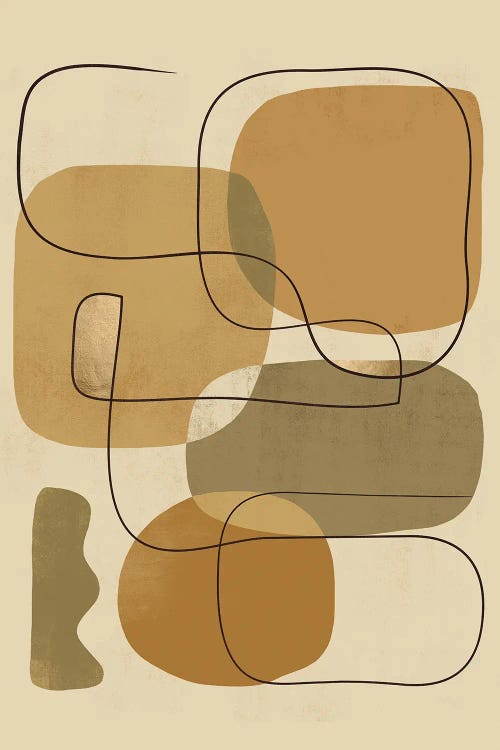 Abstract Mustard Geometric I